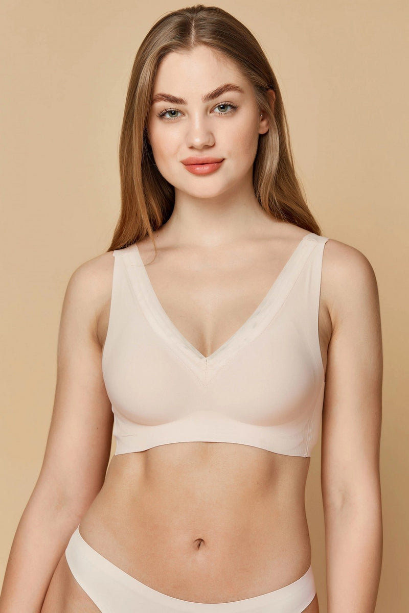 Бесшовный комплект из микрофибры 872-070/872-23 beige