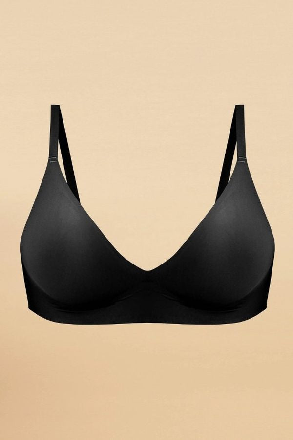 Бесшовный бюстгальтер из микрофибры 874-074 black