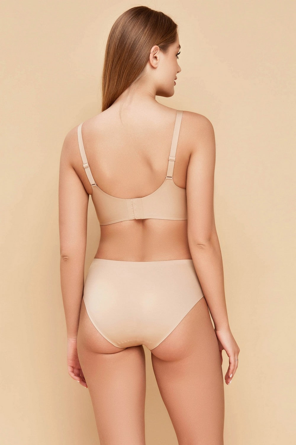 Трусики сліпи з мікрофібри 874-33 beige