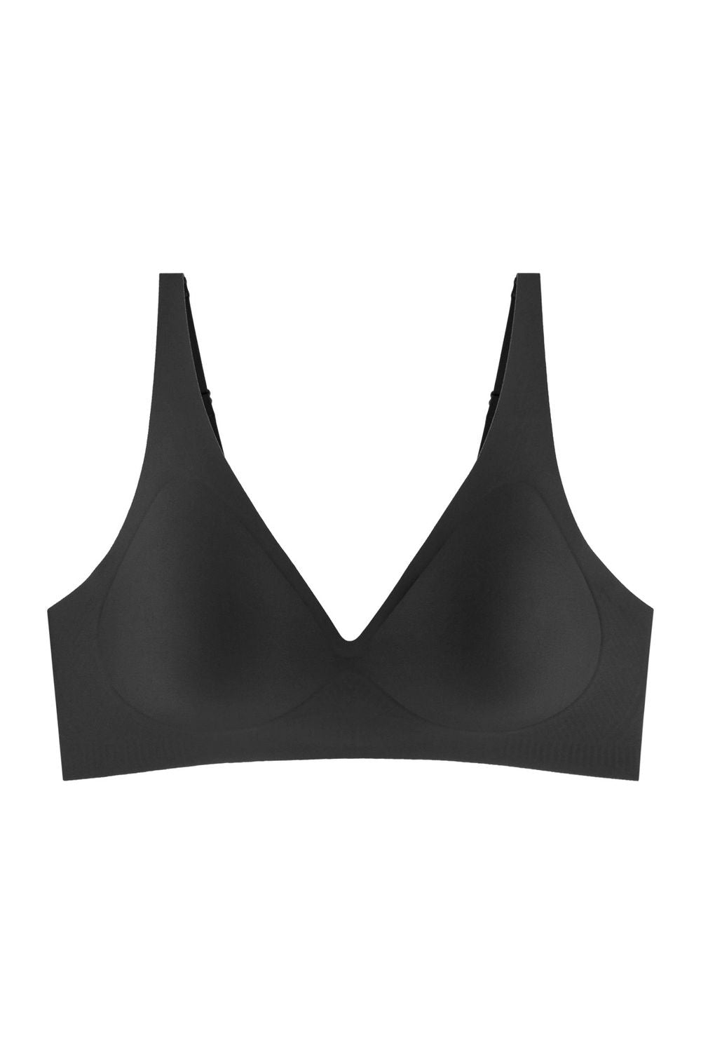 Бесшовный бюстгальтер из микрофибры 879-074 black