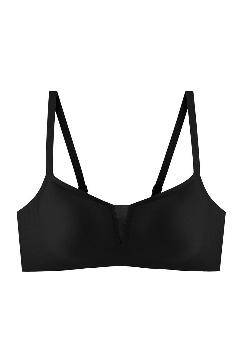 Безшовний бюстгальтер з мікрофібри 879-075 black