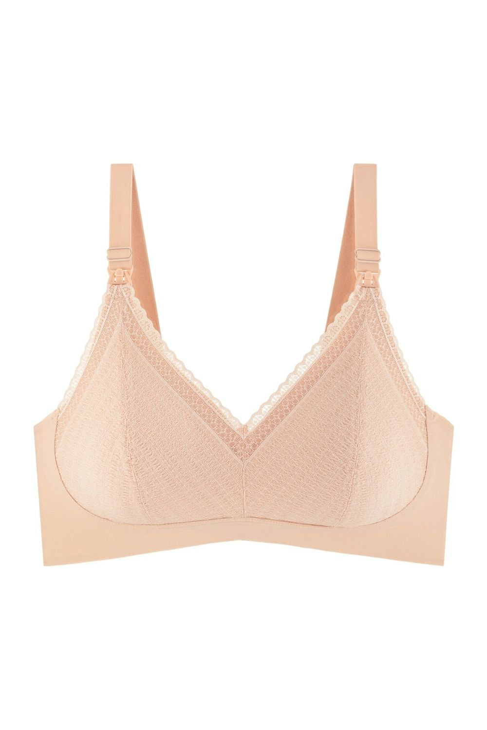 Бесшовный бюстгальтер для кормления 881-076 peach