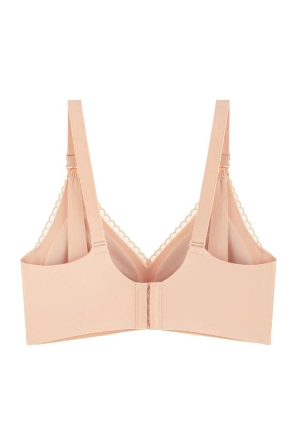 Бесшовный бюстгальтер для кормления 881-076 peach