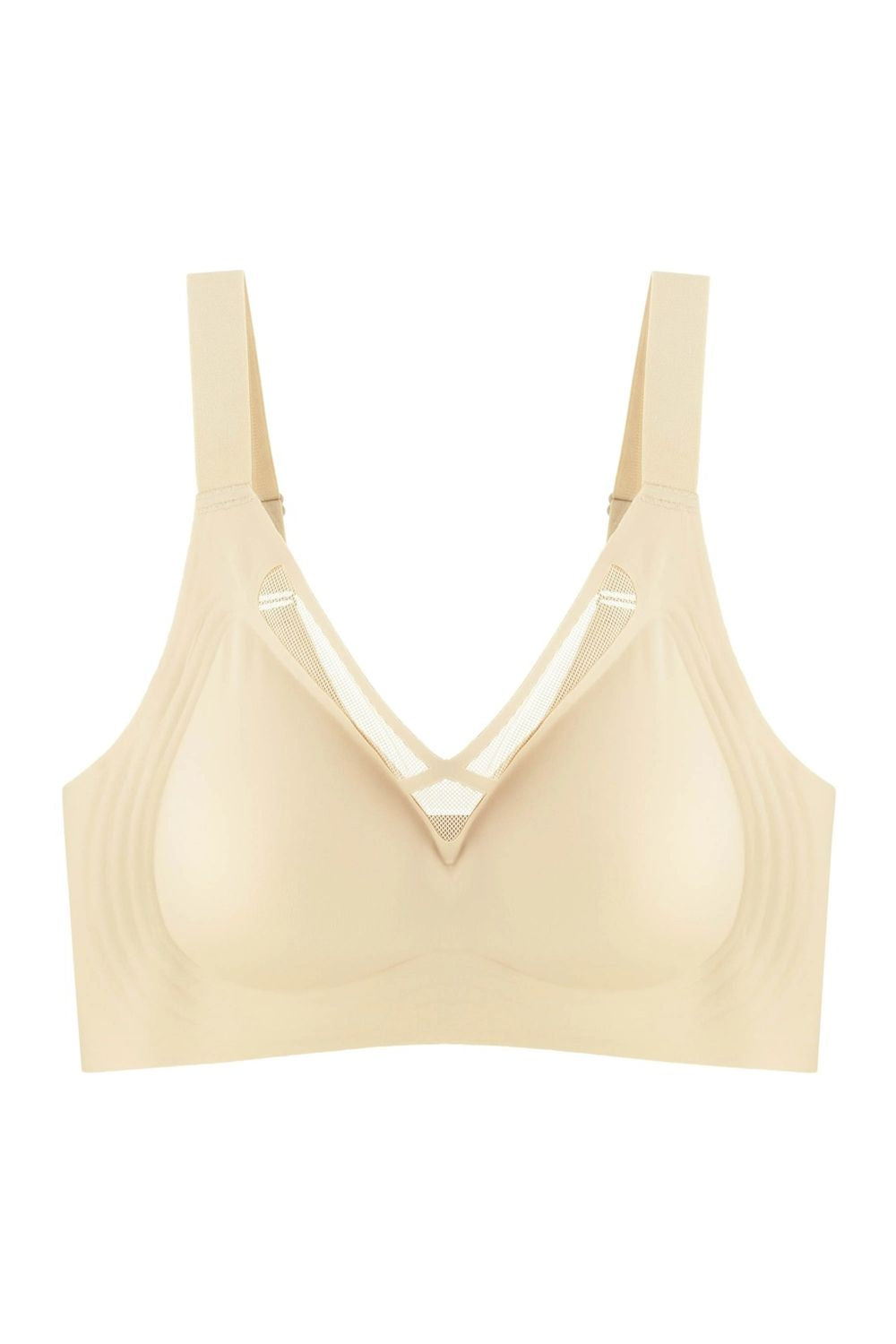 Бесшовный бюстгальтер из микрофибры 882-075 beige