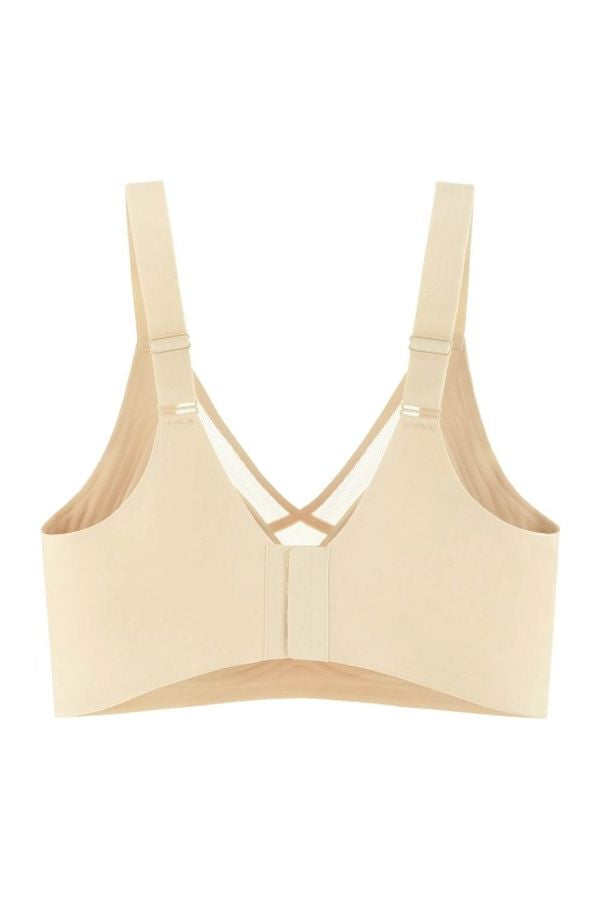 Бесшовный бюстгальтер из микрофибры 882-075 beige