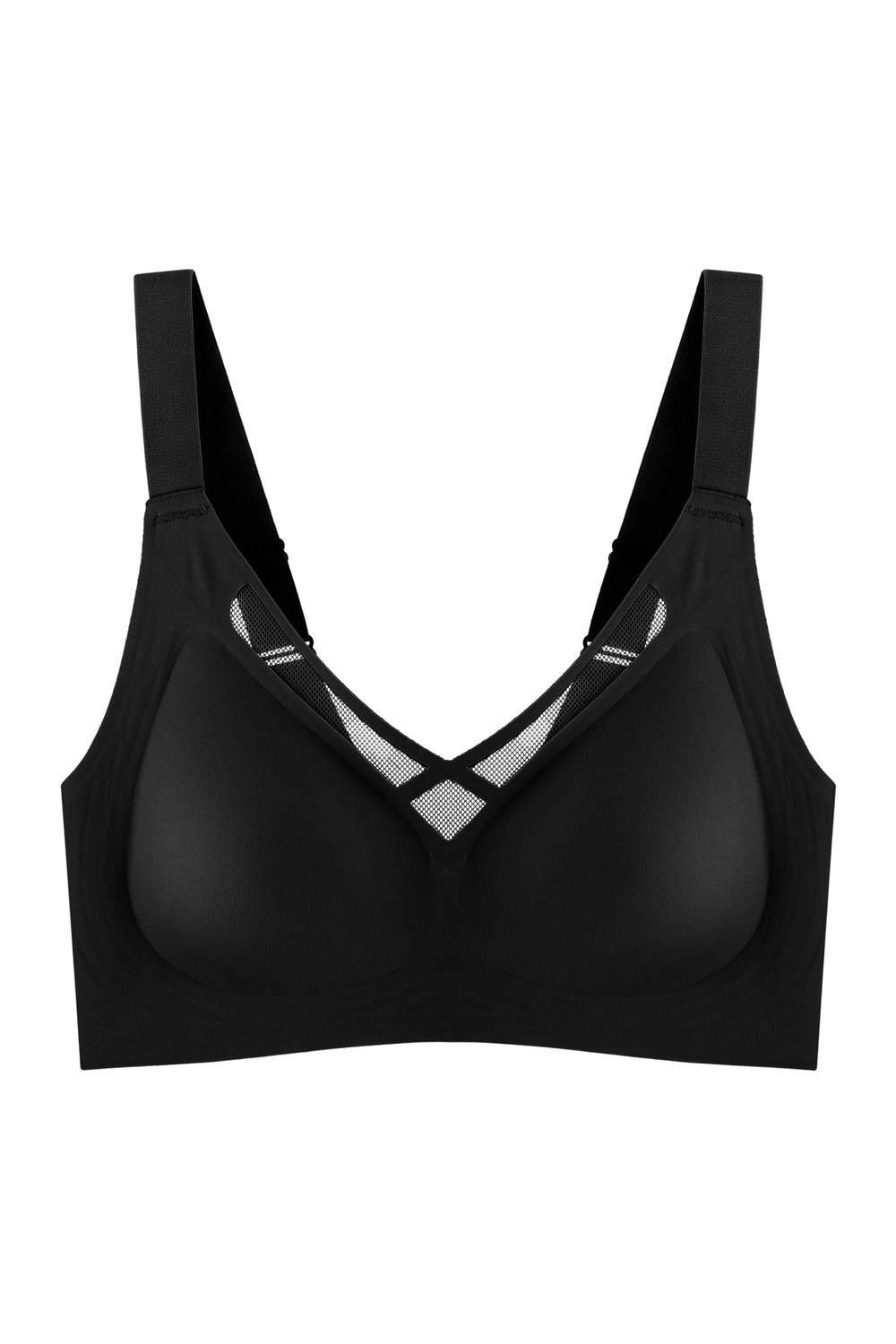 Бесшовный бюстгальтер из микрофибры 882-075 black