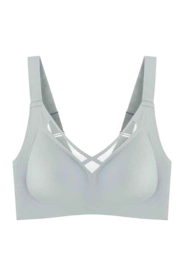 Бесшовный бюстгальтер из микрофибры 882-075 light gray