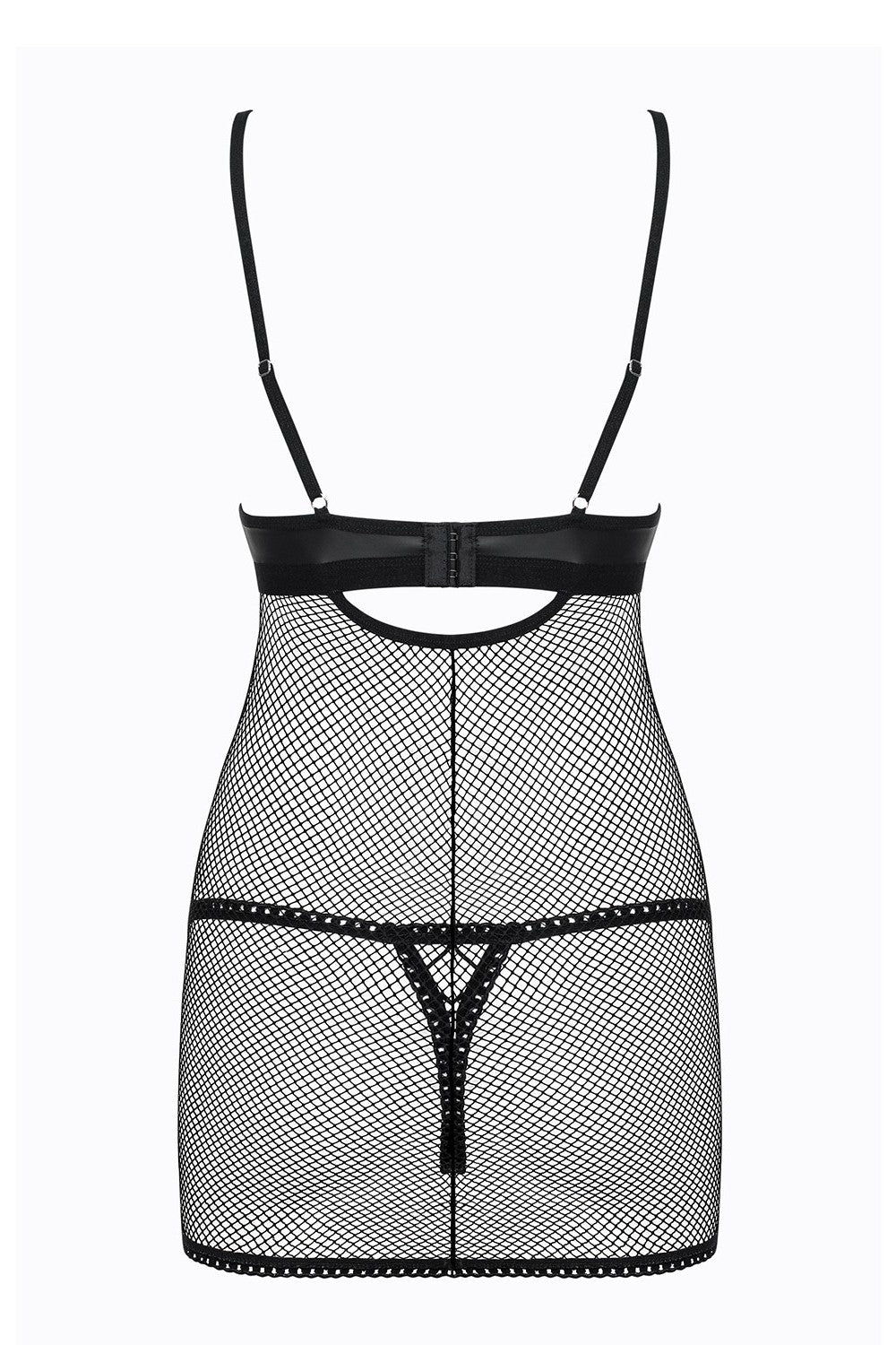 Прозрачная сорочка из сетки Redella