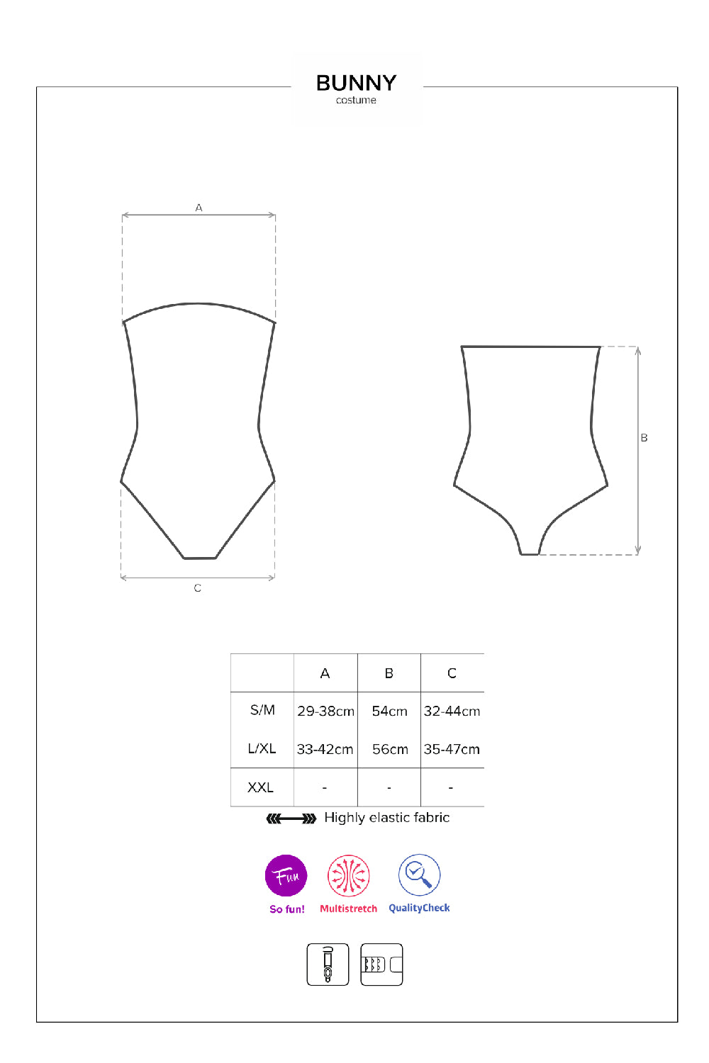 Эротический комплект с маской Bunny costume