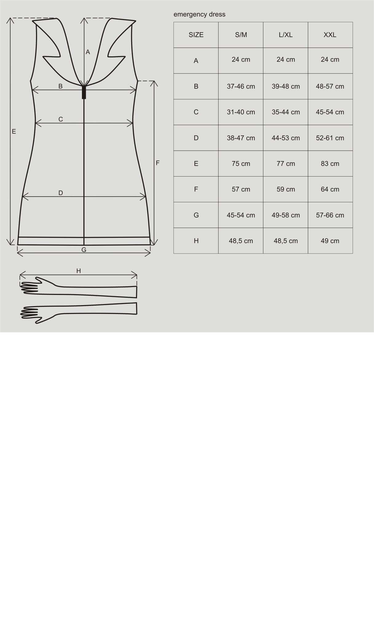 Эротический костюм медсестры Emergency (+ стетоскоп)
