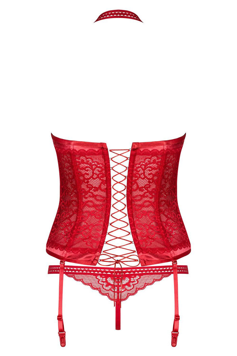Кружевной корсет со шнуровкой Flameria