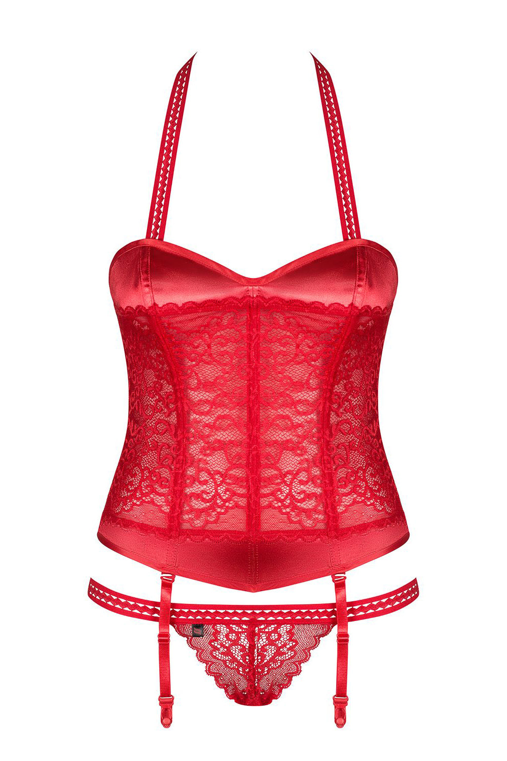 Кружевной корсет со шнуровкой Flameria