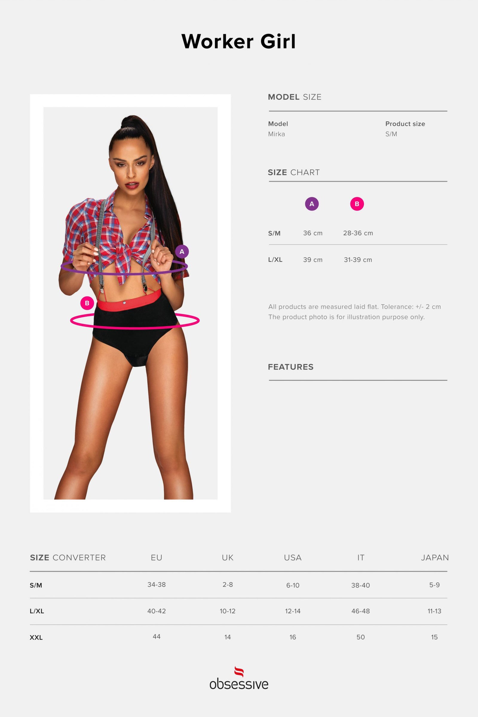 Игровой костюм с подтяжками Worker Girl