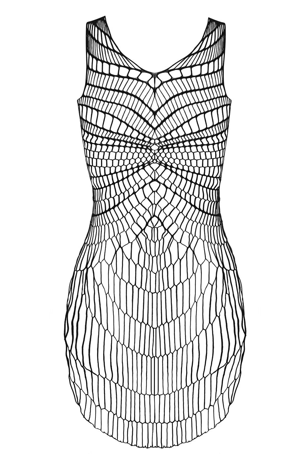 Пляжное платье в сетку D607