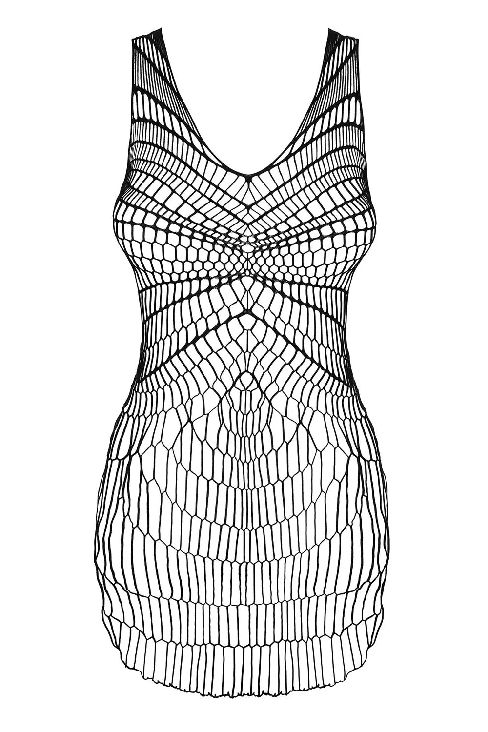 Пляжное платье в сетку D607