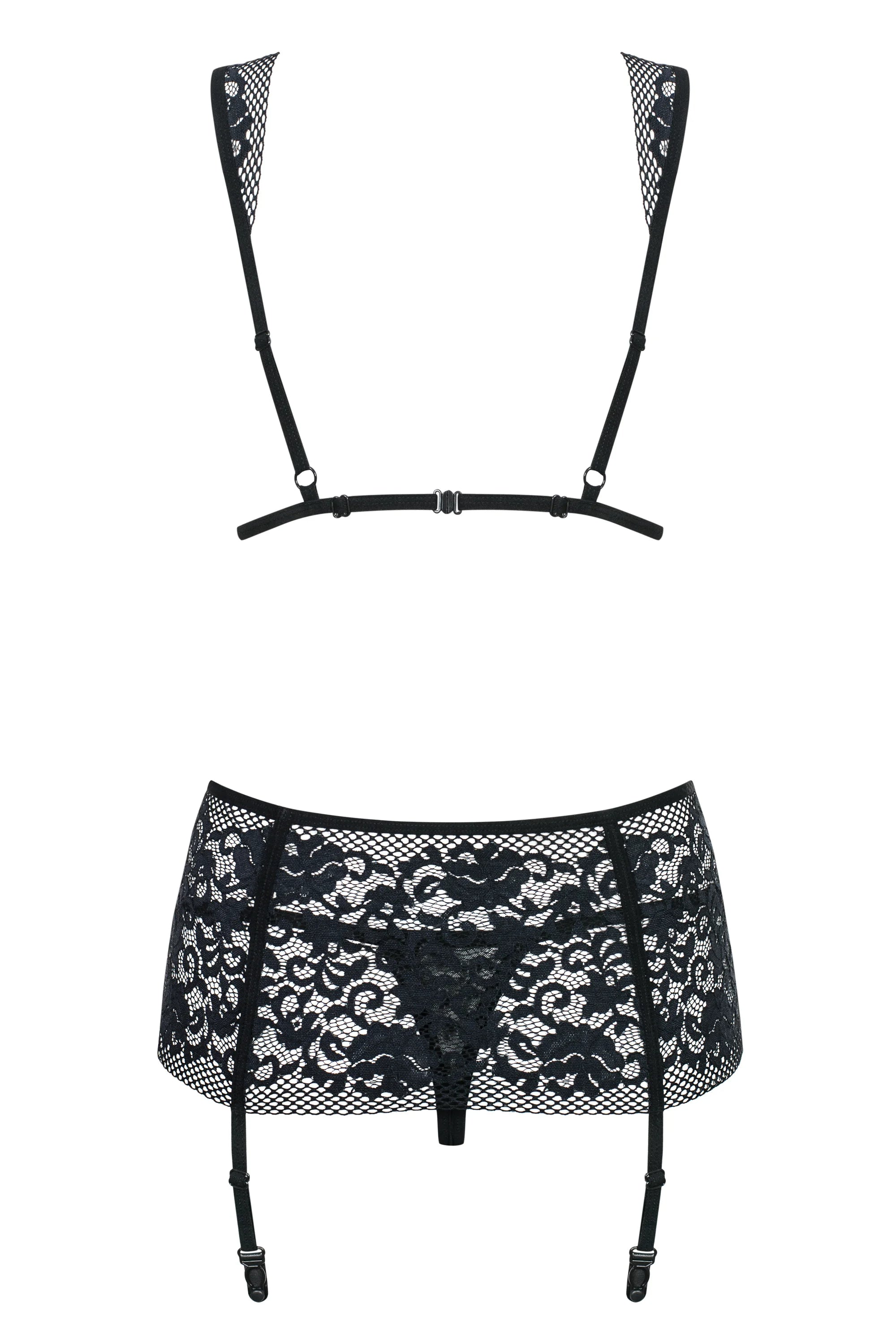 Кружевной комплект с поясом Figurea