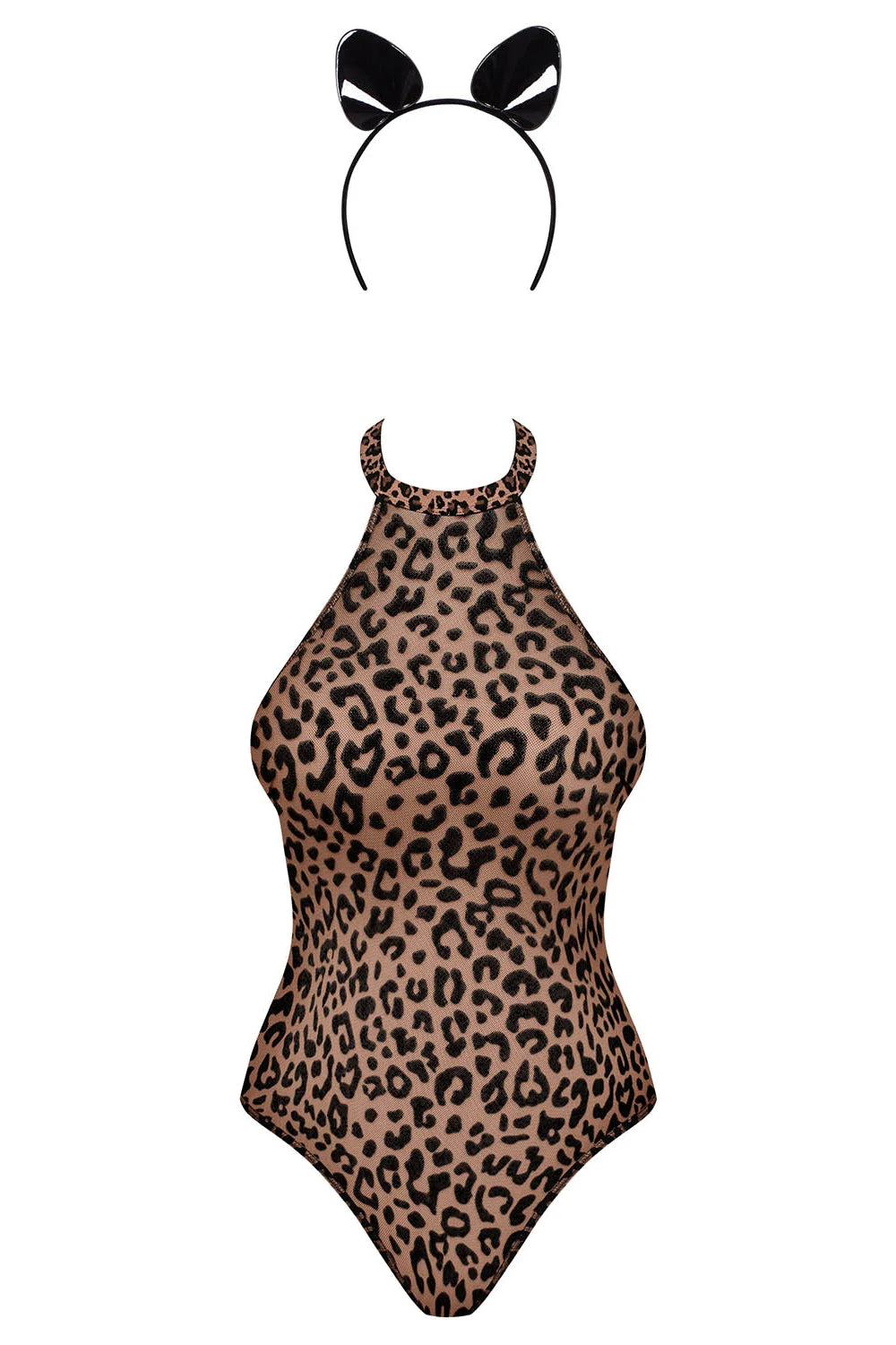 Эротический комплект с анималистическим принтом Leocatia