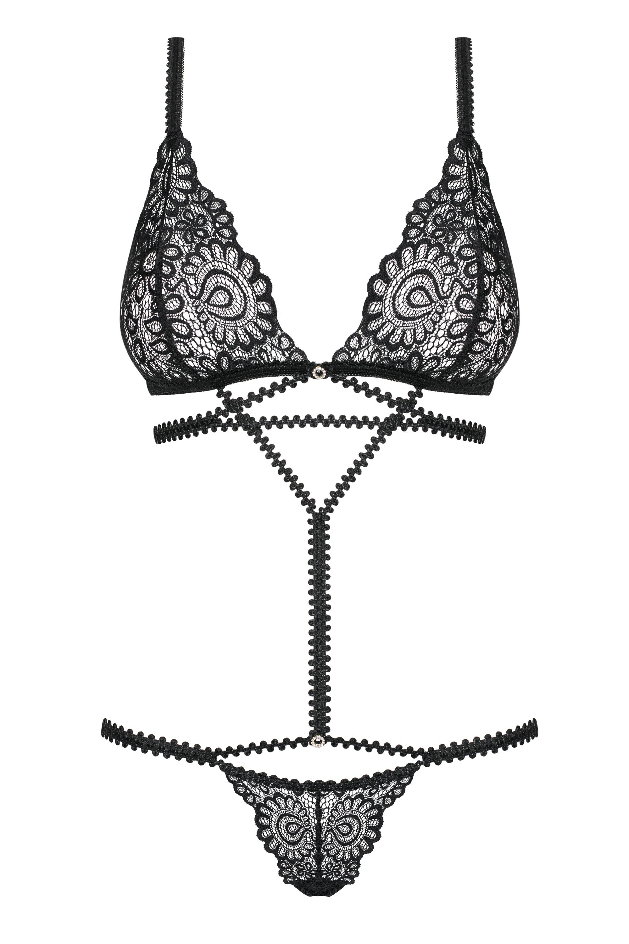 Эротическое боди из кружева Mixty