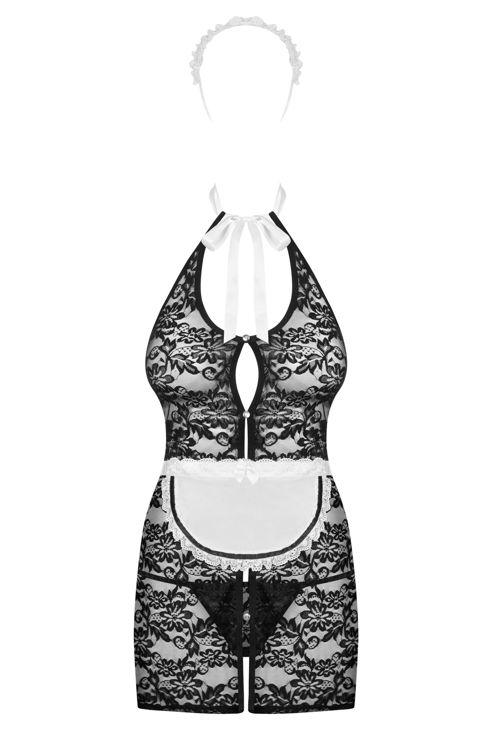 Кружевной комплект горничной Servgirl