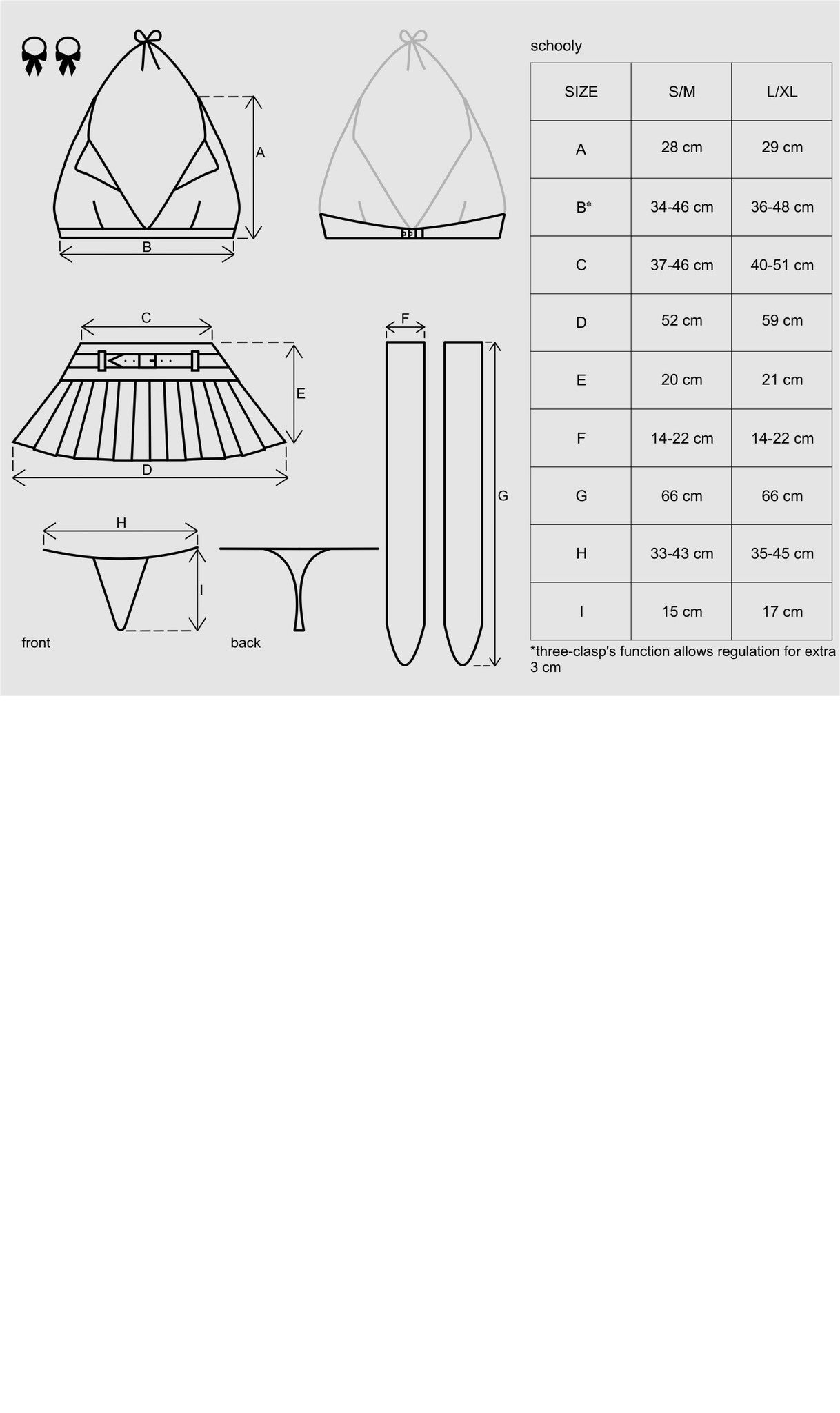 Эротический костюм школьницы Schooly