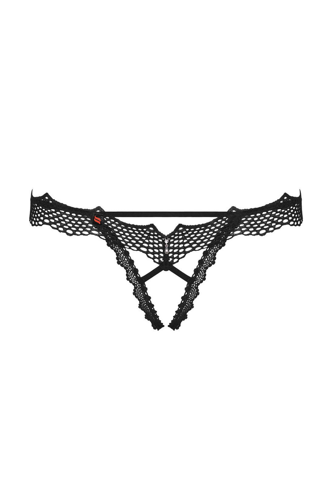 Кружевные стринги с пикантным разрезом Bravelle