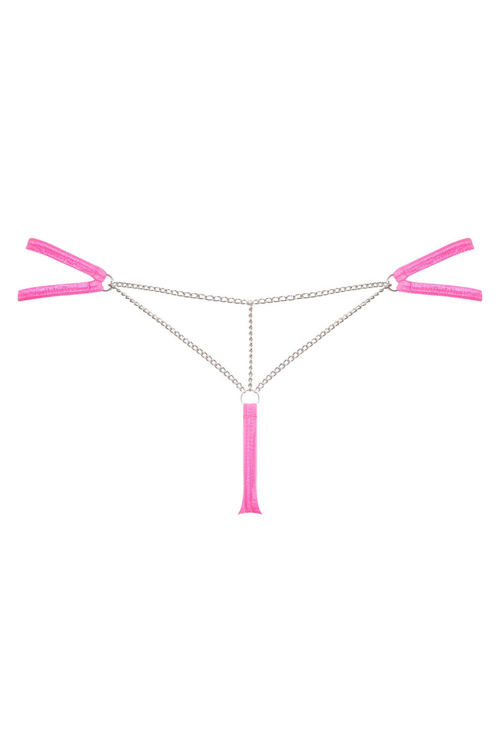 Эротические трусики стринг с цепочками Chainty