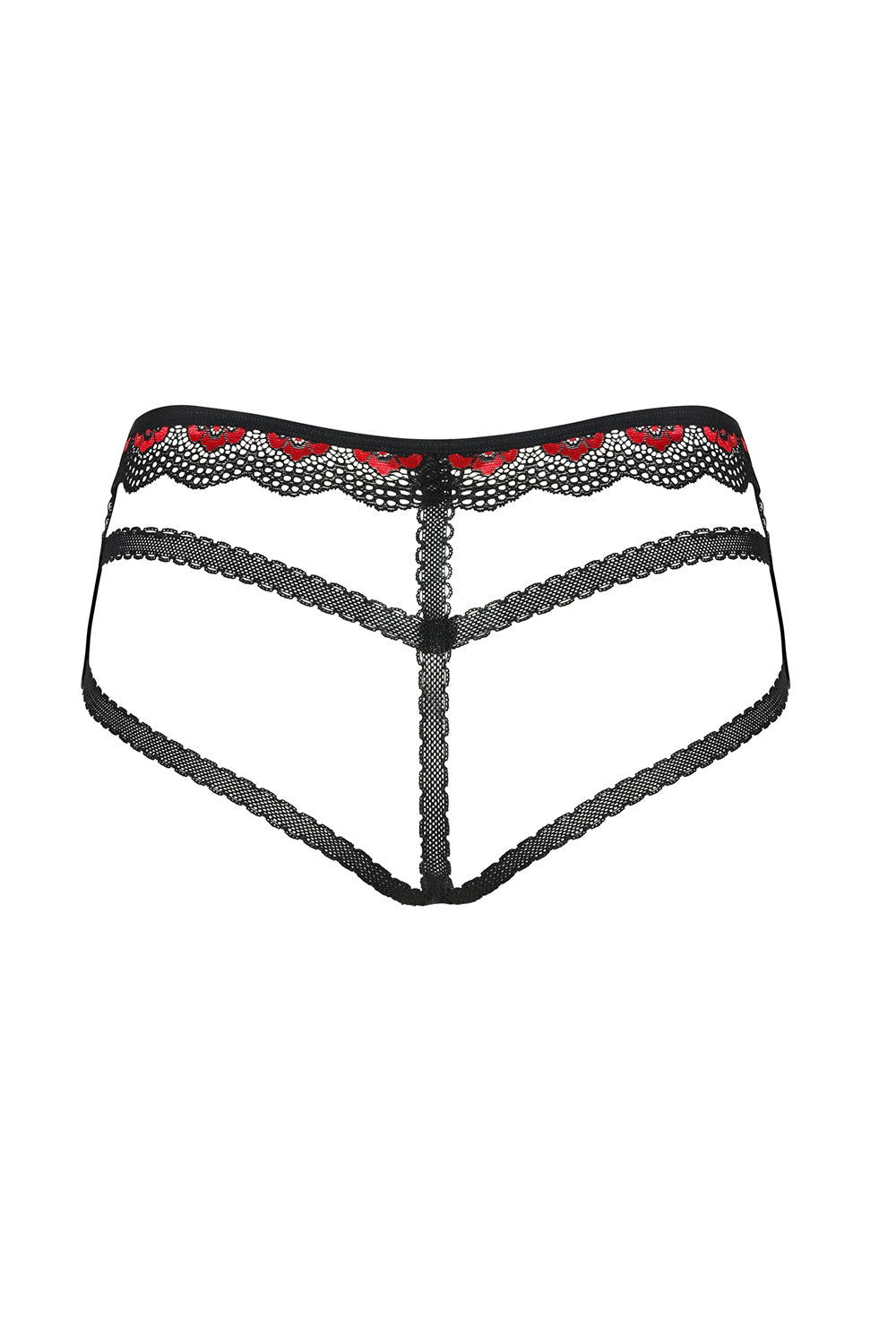 Трусики слип с разрезами Megies