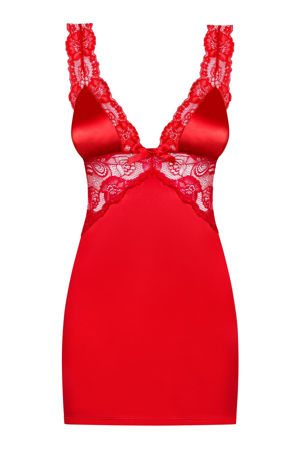 Эротическая сорочка алого цвета Secred