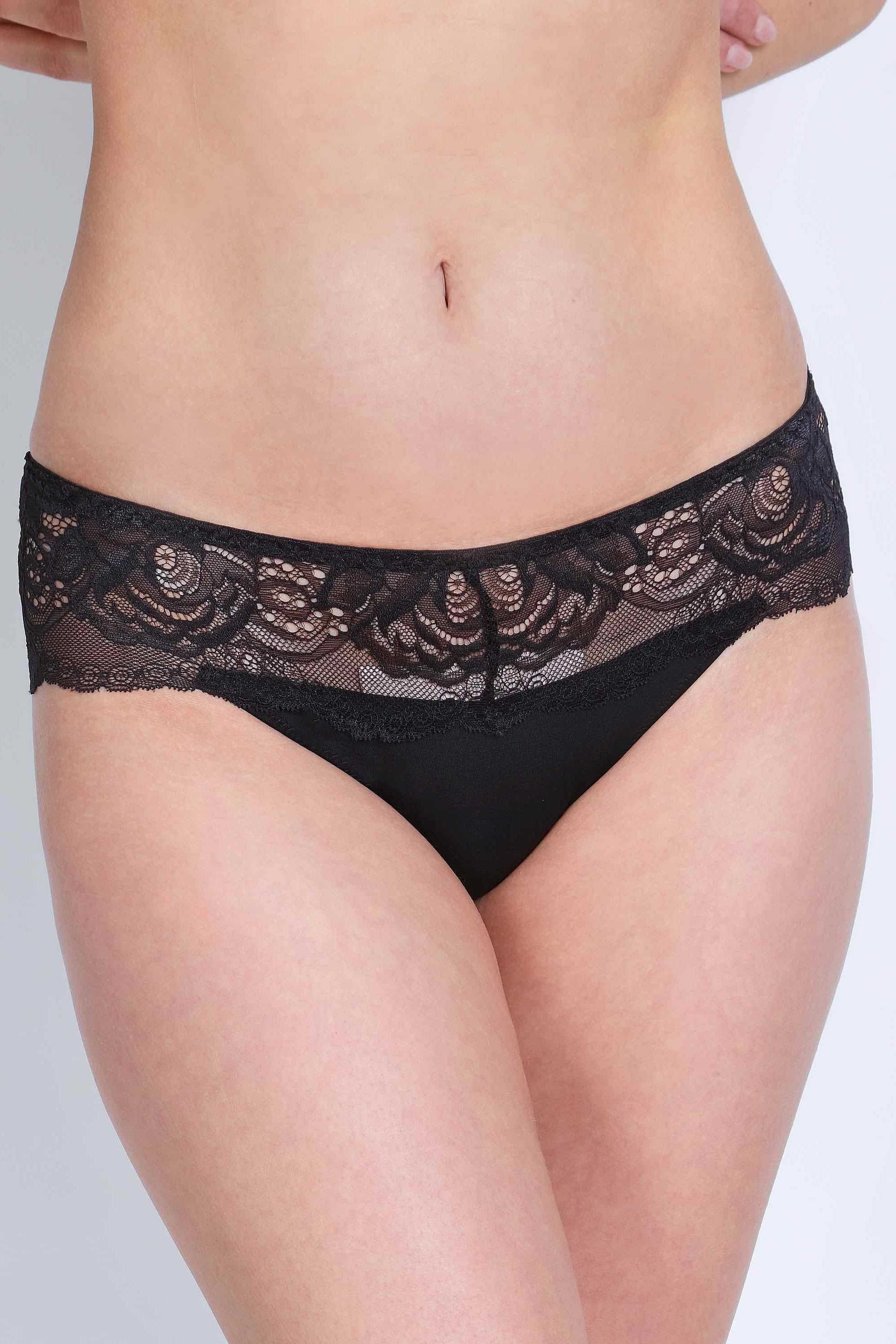 Трусики слип с кружевом 210-437