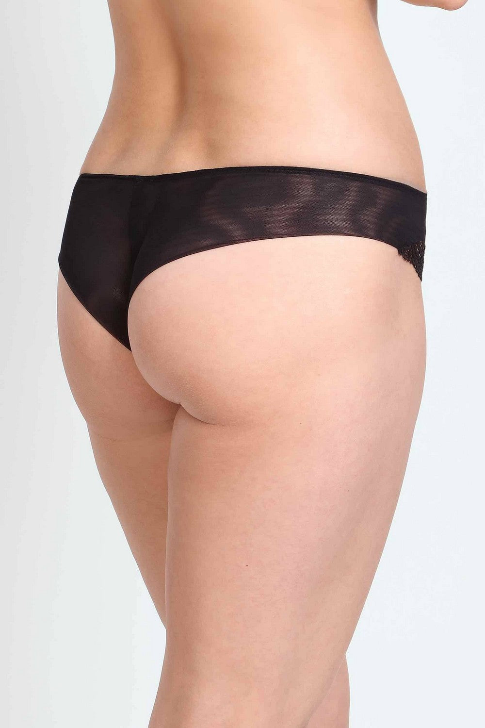 Кружевные трусики бразилиана 224-795 black