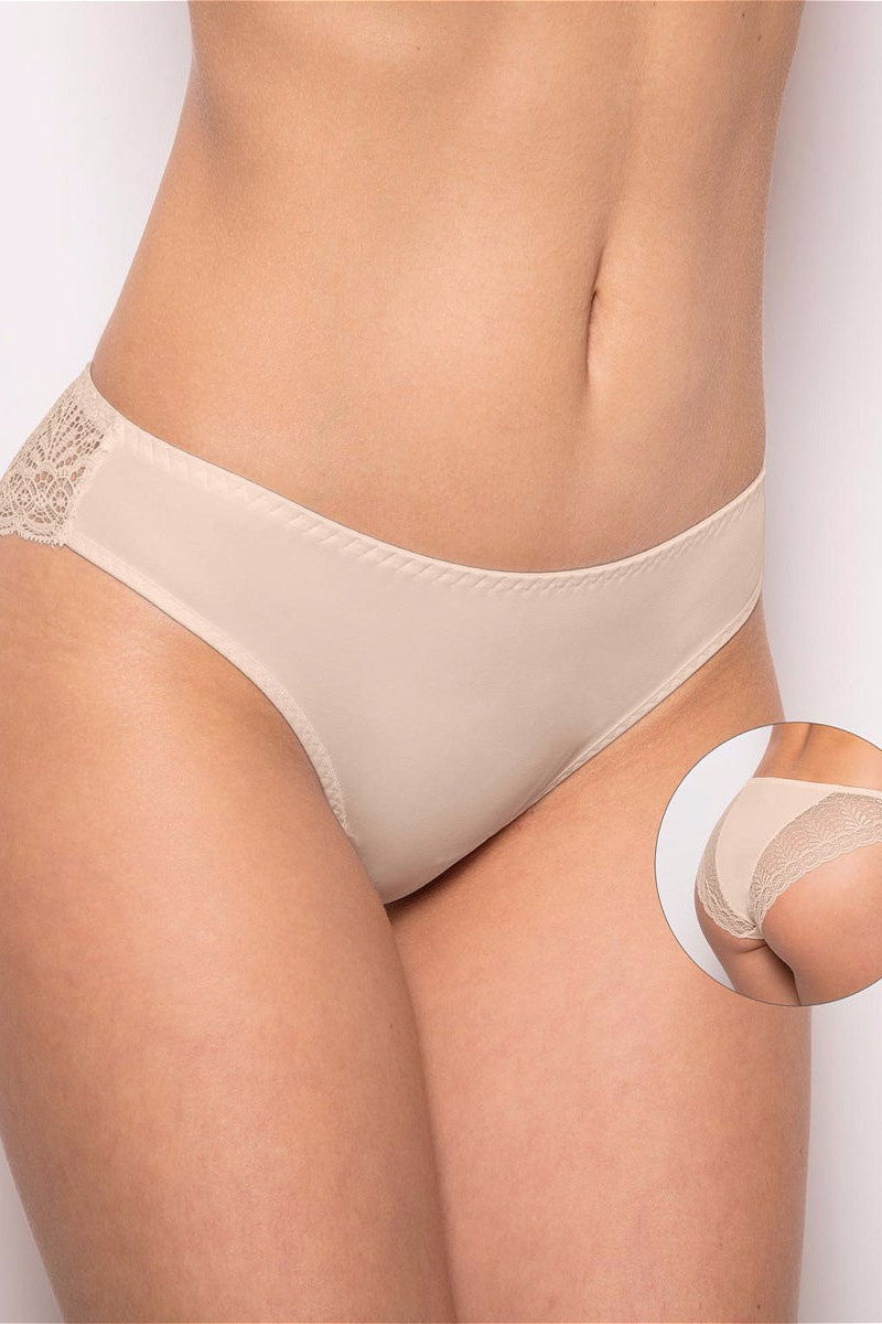 Трусики слип с кружевом 604-523