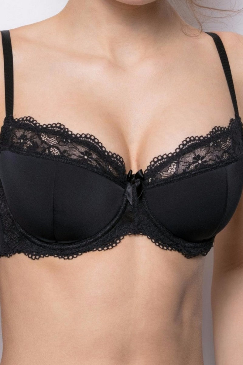 Полудублированный бюстгальтер с кружевом 149-770