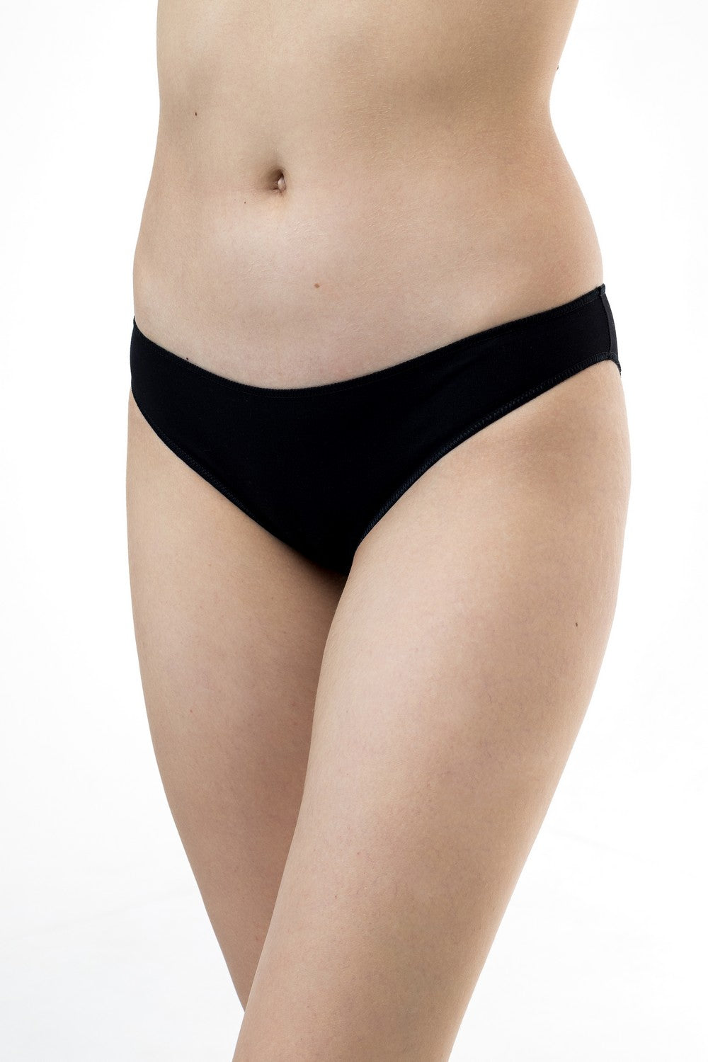 Хлопковые трусики слип 15 black