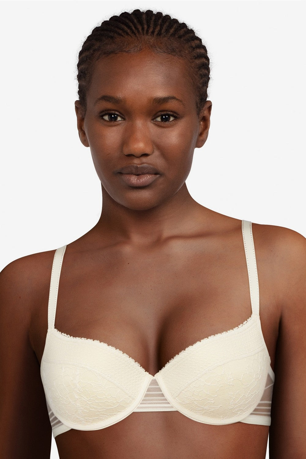 Бюстгальтер с вкладышами push-up 40G2 Sukeban talc