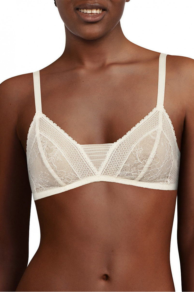 Кружевной бралет без косточек 40G5 Sukeban talc