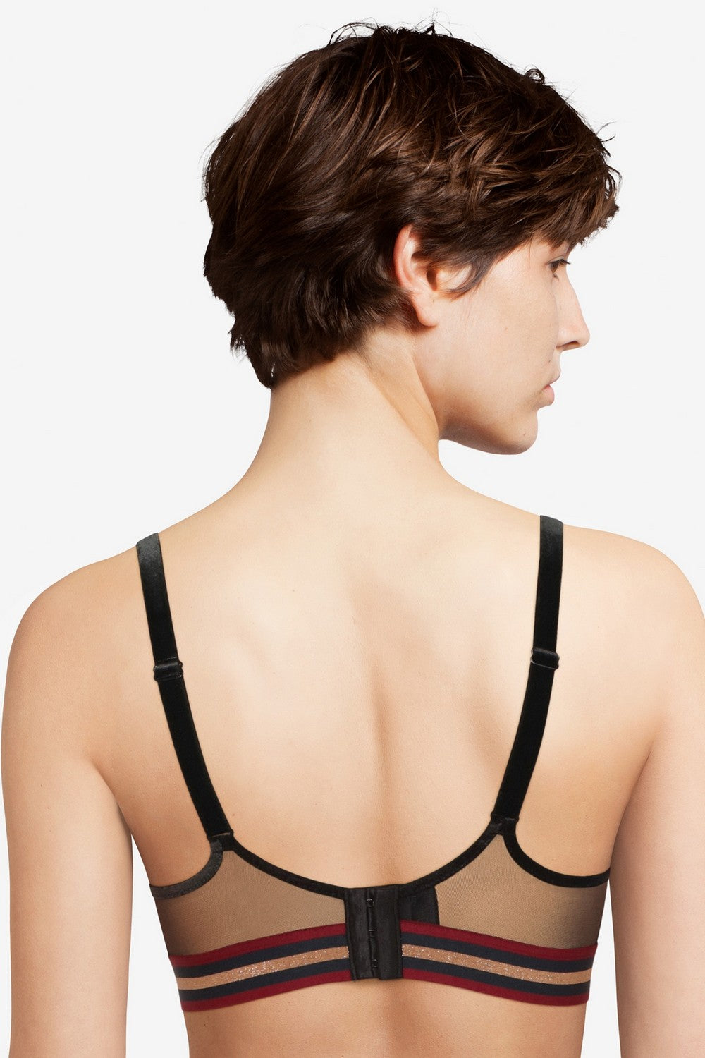 Кружевной бралет с вышивкой 41G5 Street black