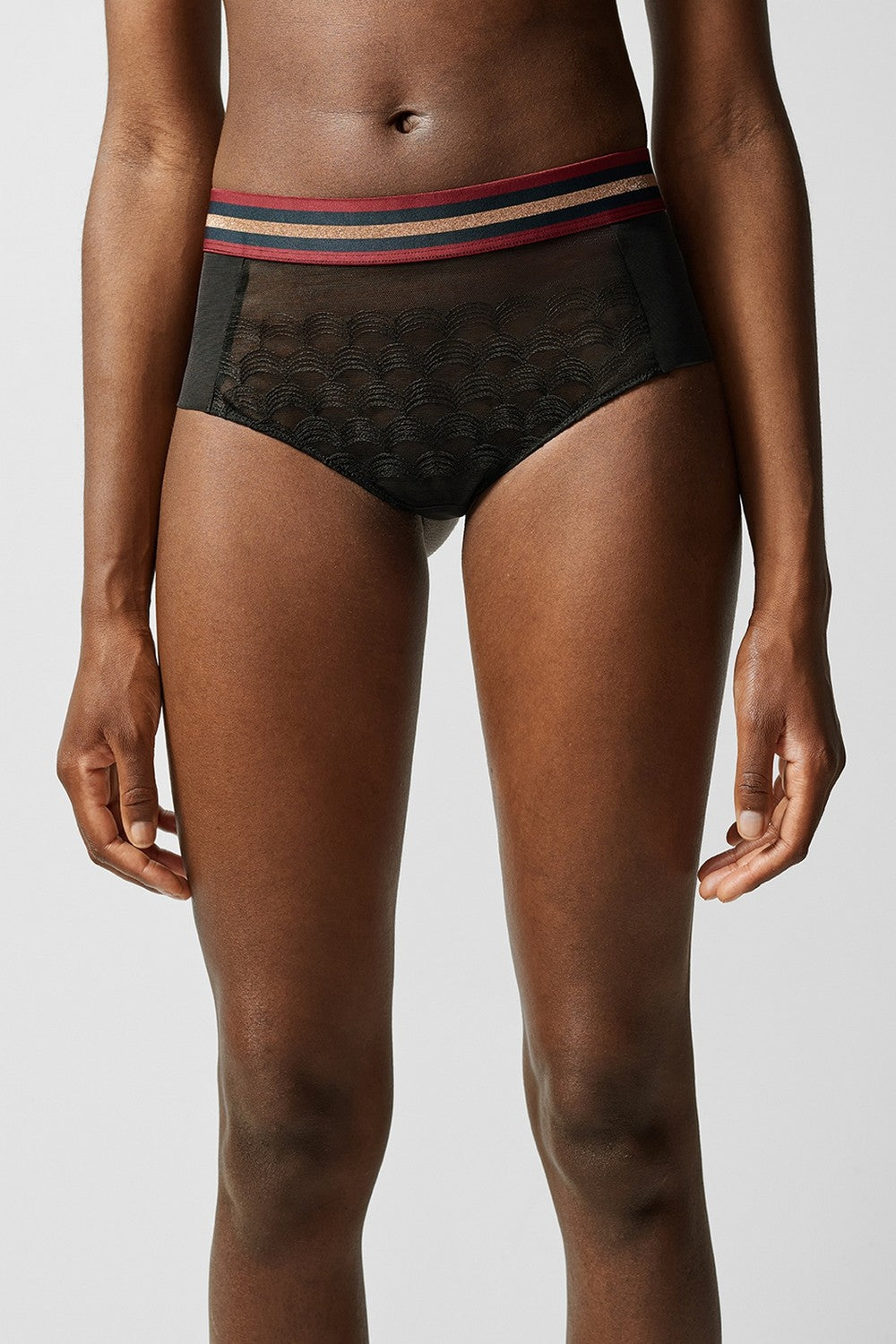 Шортики с широкой резинкой 41G7 Street black