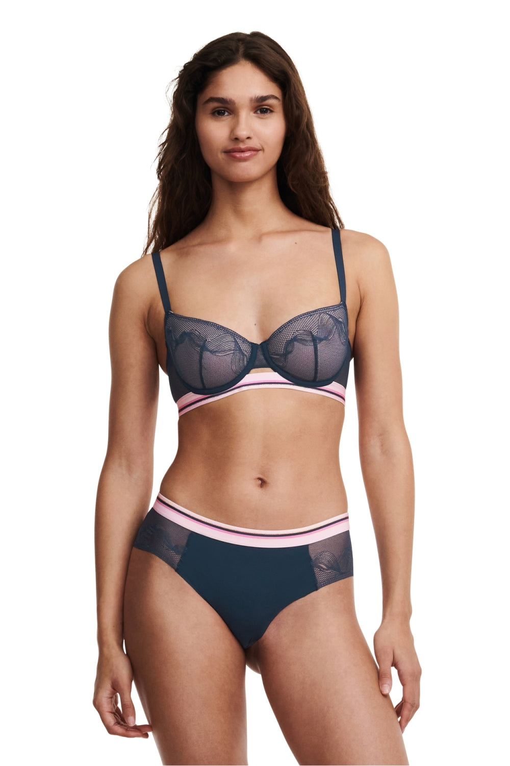 Мягкий бюстгальтер на косточках 41L1 Paola intence blue