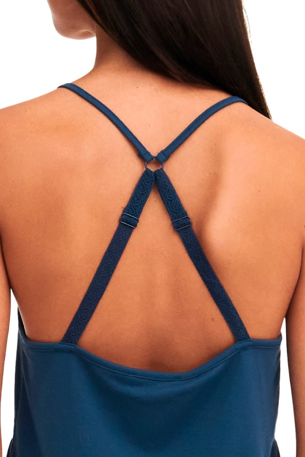 Майка на бретелях 41LA blue