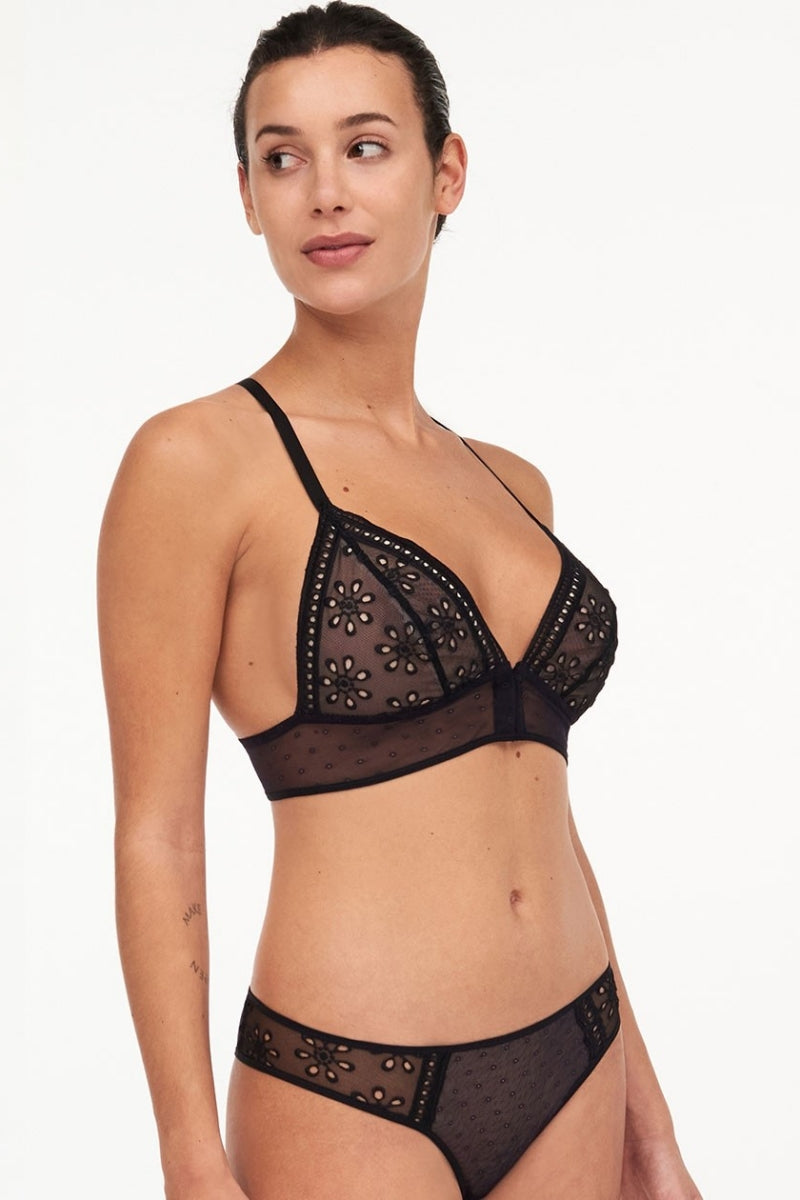 Бюстгальтер с застежкой спереди 42L5 Prisca black