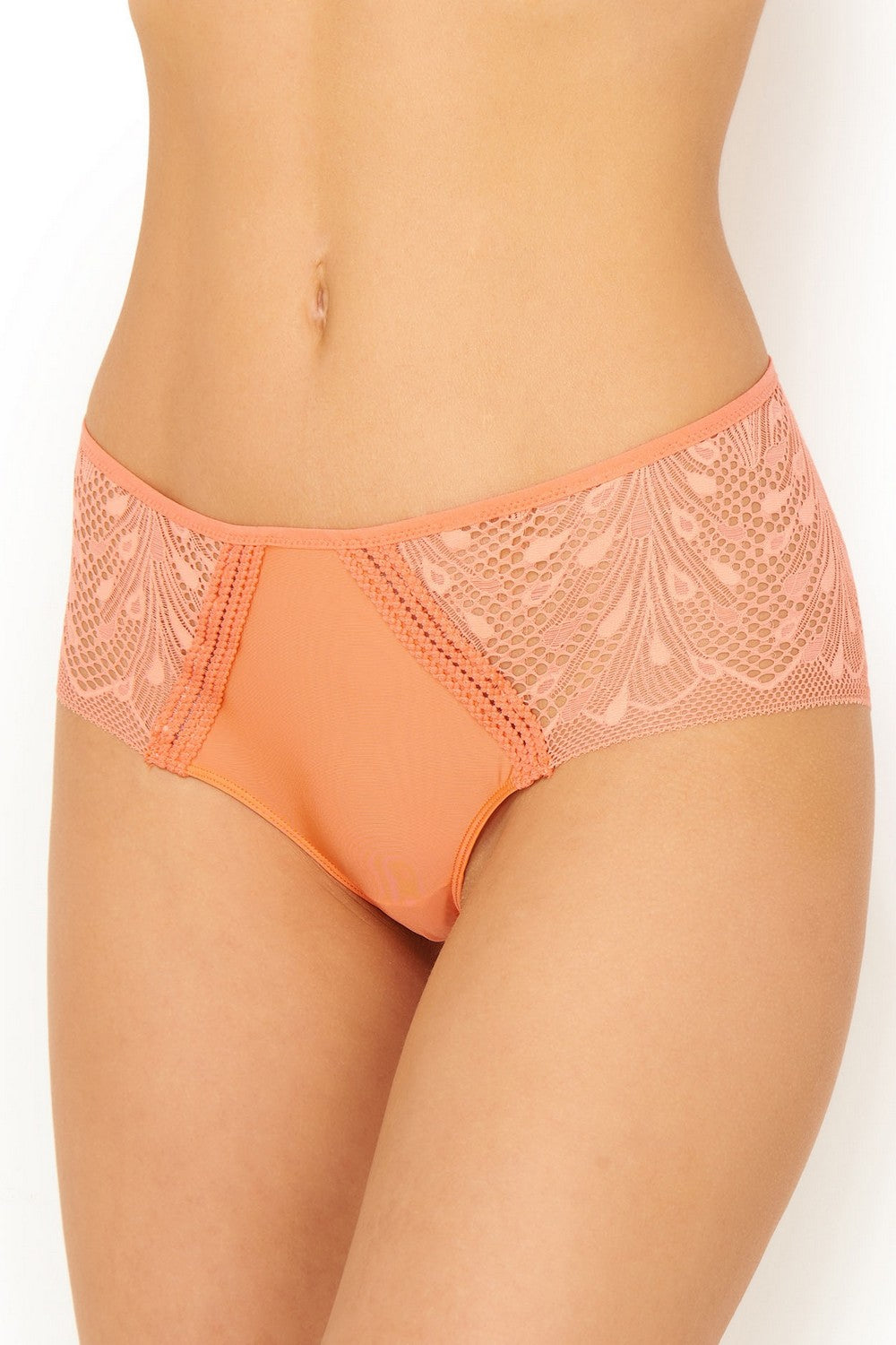 Шортики из ажурного кружева 43H4 Thelma tangerine