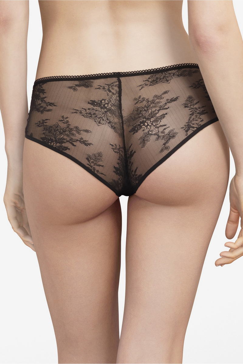 Шортики из микросетки 49D4 Aura black