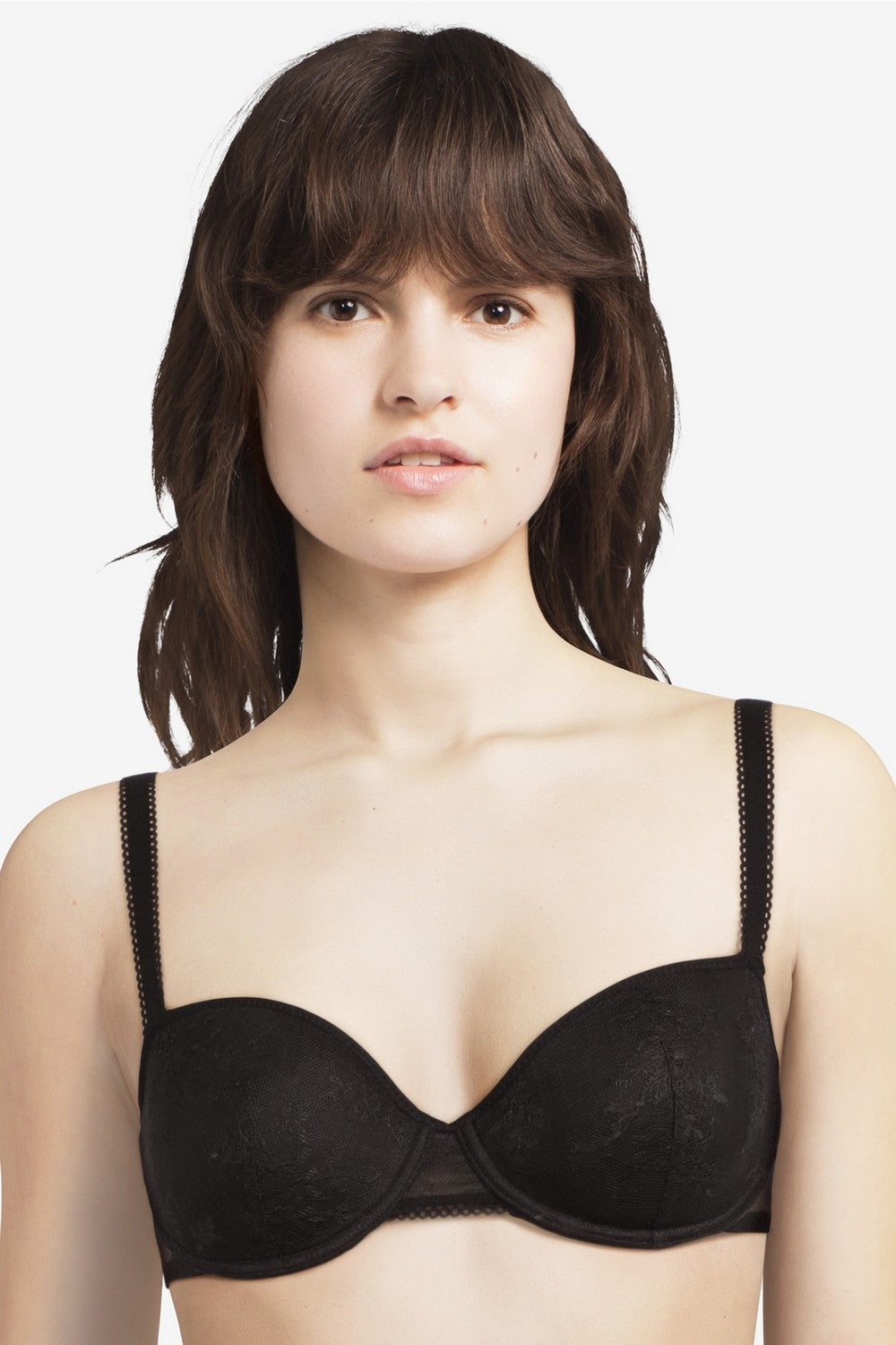 Кружевной бюстгальтер spacer 49D6 Aura black