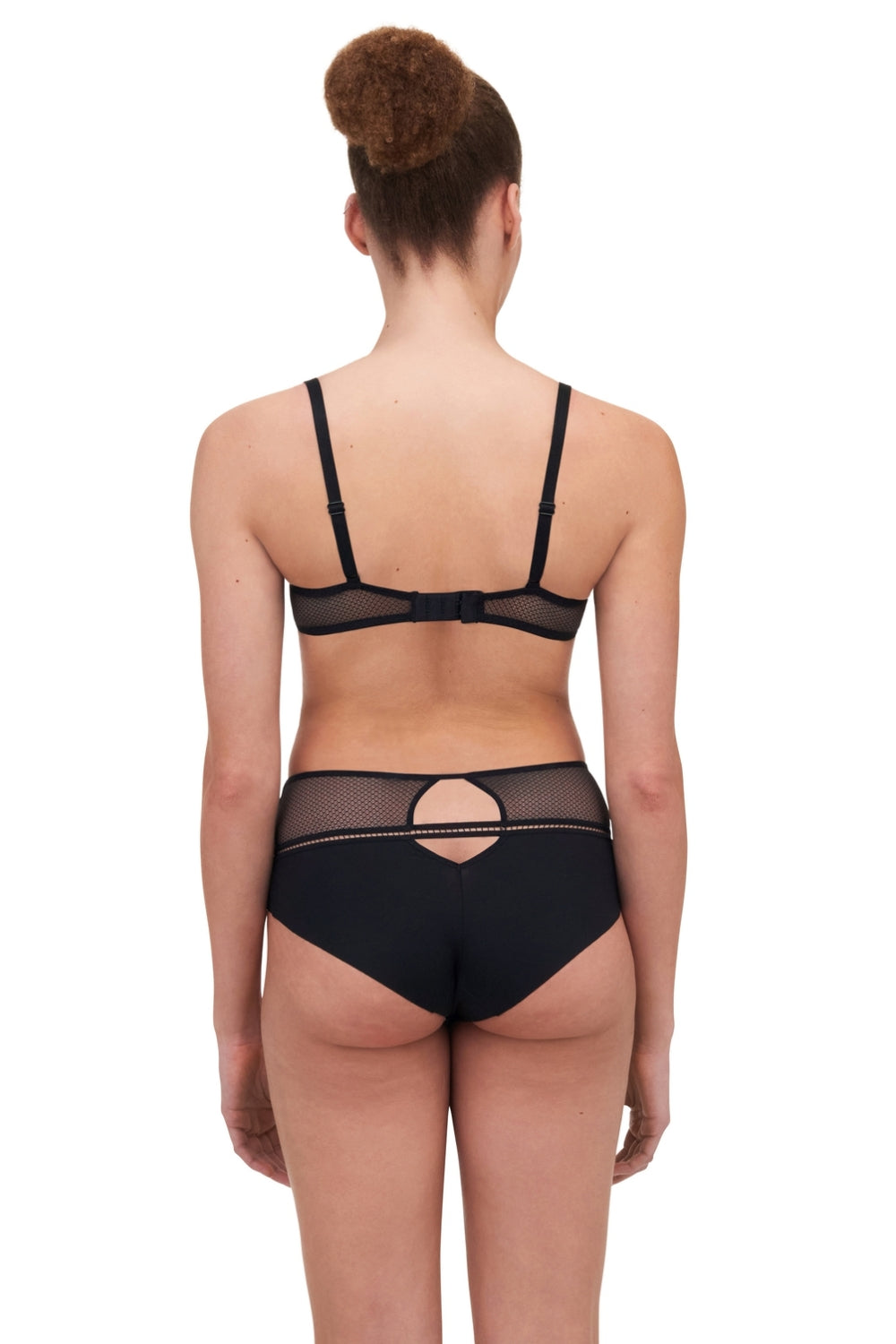 Кружевной бюстгальтер балконет 49J1 Olivia black