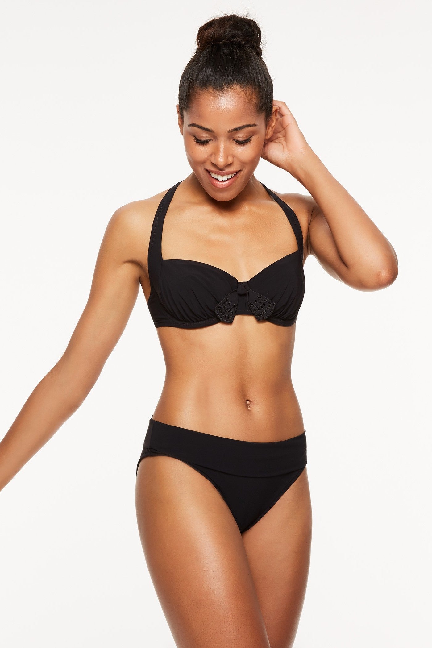 Купальный бюстгальтер хальтер 4811 Island Girl black