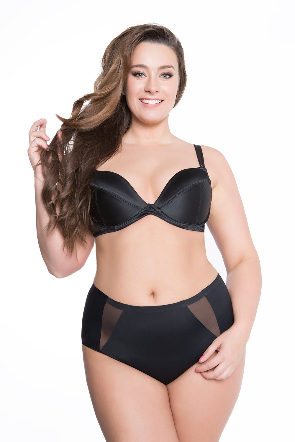 Бесшовные трусики слип миди Pearl