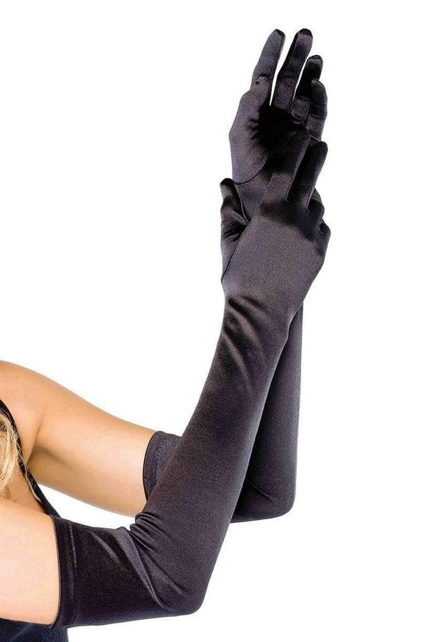 Высокие сатиновые перчатки Extra Long Satin Gloves