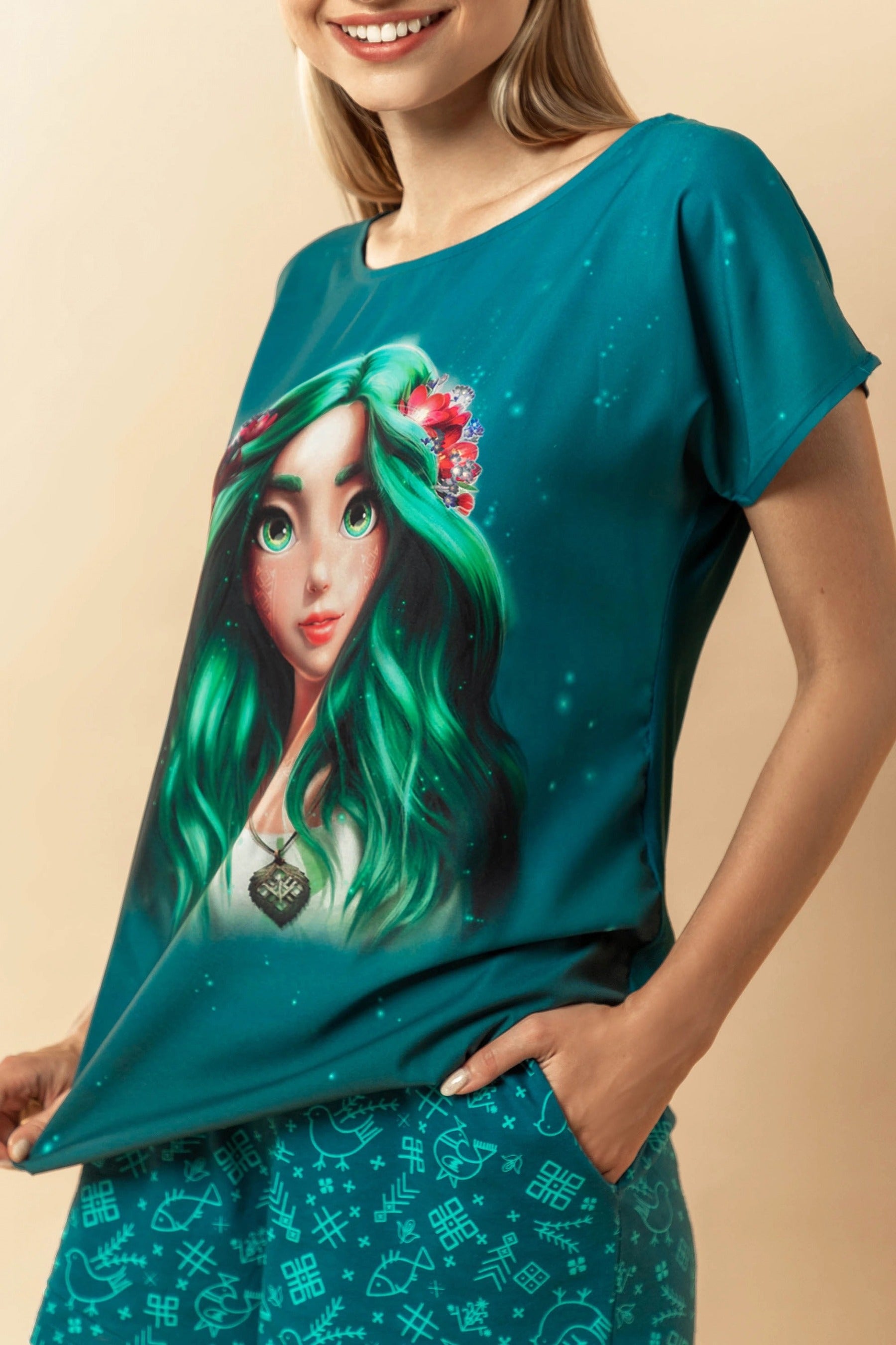 Хлопковая пижама 603-6215MV