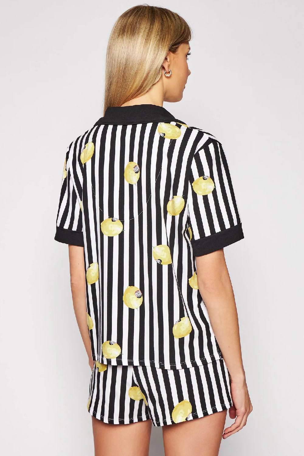 Трикотажная пижама YI2822473/55 Spring Edit black stripe