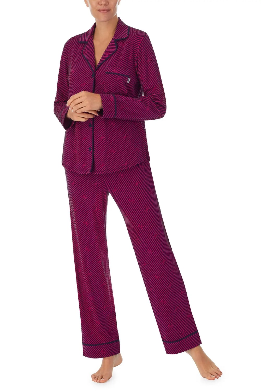 Хлопковая пижама YI2822590/653 fuchsia